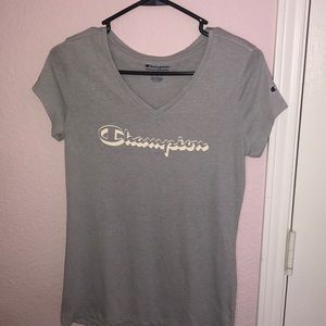 Champion v neck tee